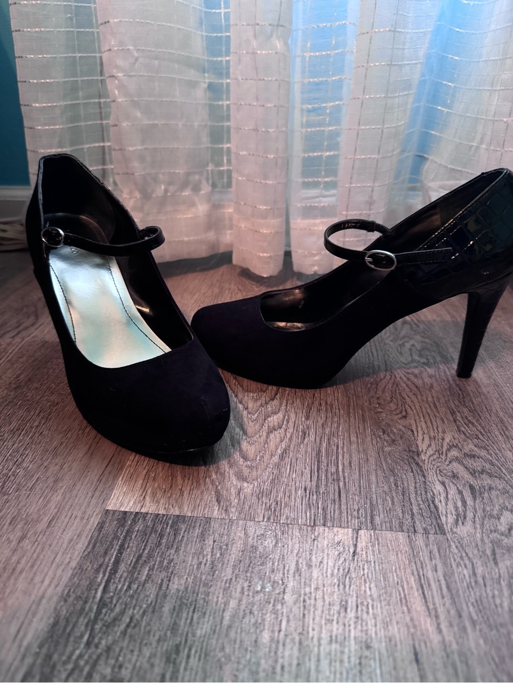 Classic Black Mary Jane High Heel Pumps